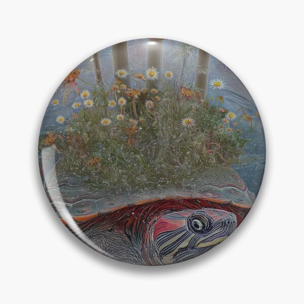 Item preview, The Turtle Carrying A Garden Of Mushrooms designed and sold by MongLongStudio.