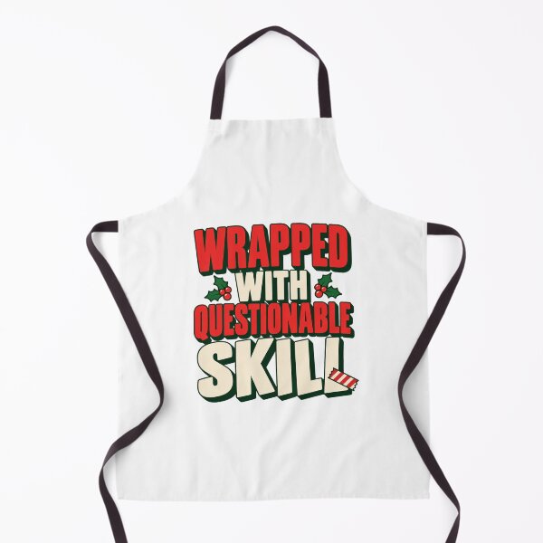 Item preview, Wrapped With Questionable Skill Christmas designed and sold by epic-phrases.