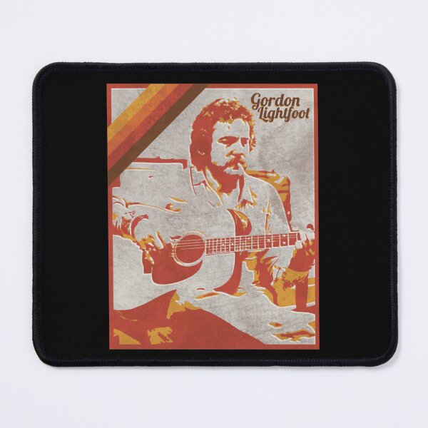 Item preview, Gordon Lightfoot Vintage Sunset Folk Album Portrait designed and sold by kurisawaart.