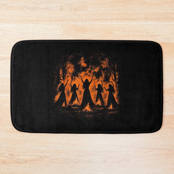 Item preview, Witch Coven Dancing Around Forest Bonfires designed and sold by NoeValdric.