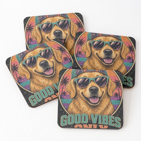 Item preview, Retro Dog Good Vibes Only 90s designed and sold by MFMart.