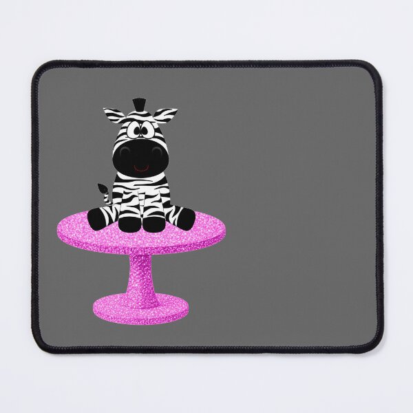 Item preview, Zebra on a Pink Table designed and sold by Chameleon by Ewa .
