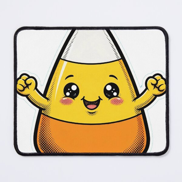 Item preview, Candy Corn Bold Comic Inks Sticker - Halloween designed and sold by Lesley D.