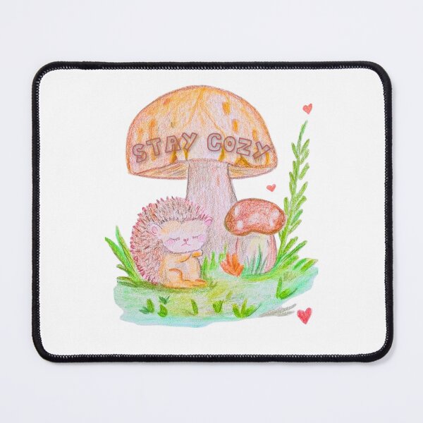 Item preview, Copy of Sweet Hedgehog & Mushrooms – Cozy Autumn & Forest Illustration designed and sold by alilu-art .