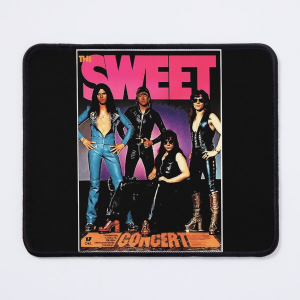 Item preview, The Sweet Vintage Glam Rock Band Poster designed and sold by kurisawaart.