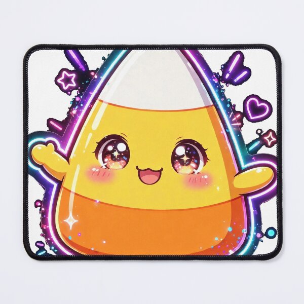 Item preview, Candy Corn Neon Glow Sticker - Halloween designed and sold by Lesley D.