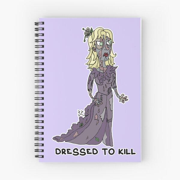 Item preview, Dressed To Kill Sticker | Funny Zombie Fashion Dark Humor designed and sold by MyxaART.