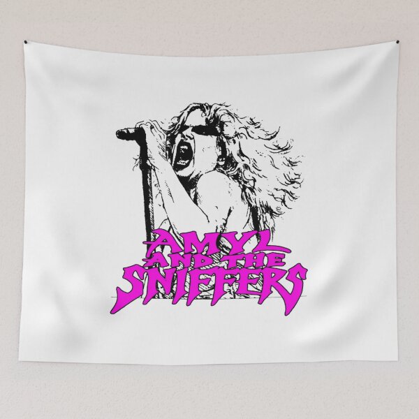 Item preview, Amyl And The Sniffers Purpel Typography Pub Rock Band designed and sold by FogliaDreamArt.