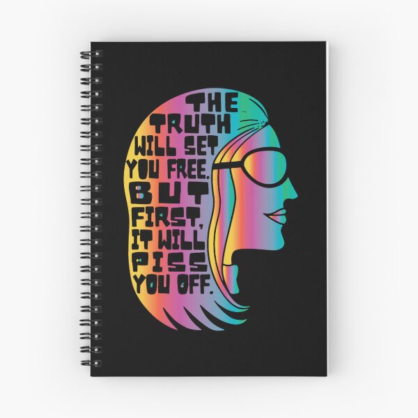 Item preview, Gloria Steinem Truth Quote Rainbow Pop Art designed and sold by kurisawaart.