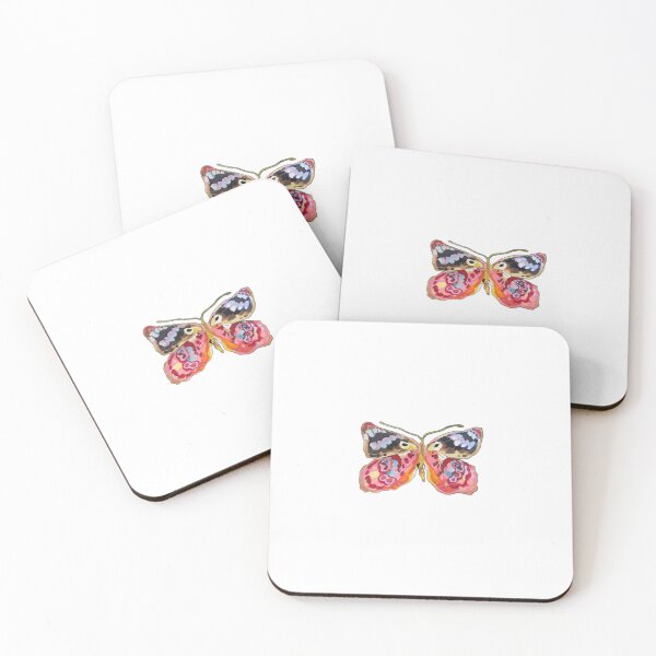 Item preview, rainbow butterfly watercolor hippie chic nature natural organic earth insect wings designed and sold by bunnylover4life.