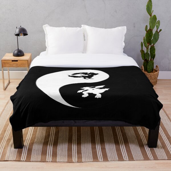 Aperçu de l'œuvre Zekrom Reshiram Noir Blanc Yin Yang créée et vendue par Clauxel.