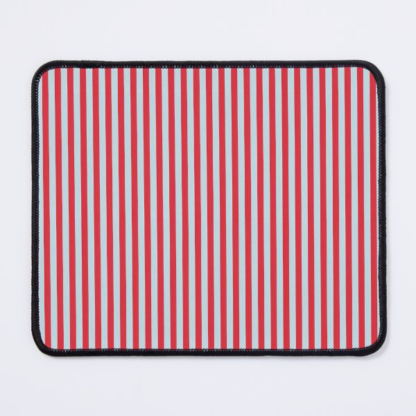 Item preview, Red and Light Blue Vertical Stripe Classic Pattern designed and sold by Mindful Wall Art Studio.