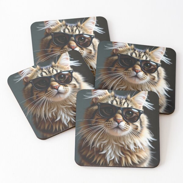 Item preview, Cool Maine Coon Cat in Sunglasses designed and sold by VFXguy.