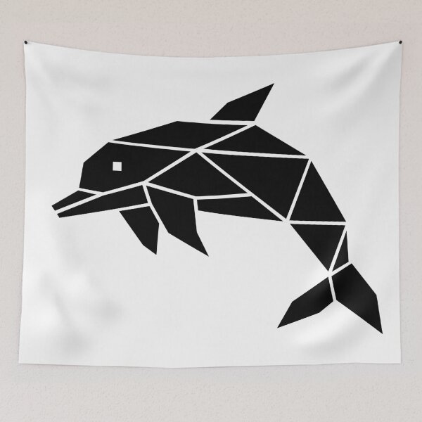 Item preview, Geometric Dolphin designed and sold by matybrak.
