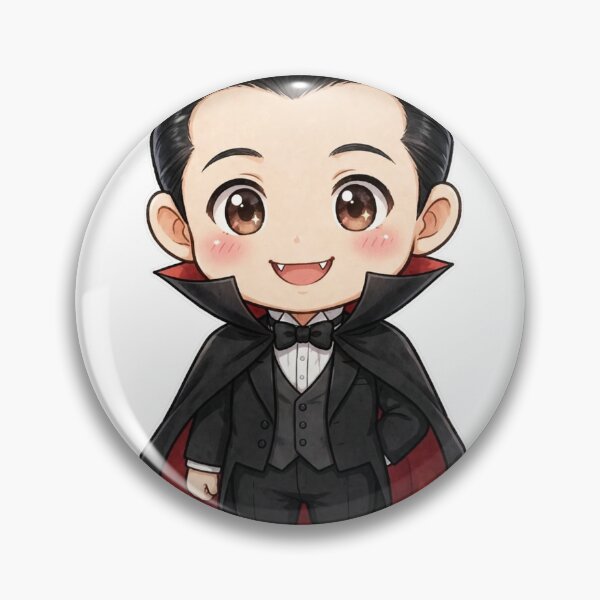 Item preview, Dracula Classic Anime Chibi Sticker - Halloween designed and sold by Lesley D.