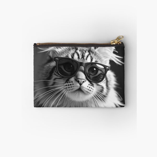 Item preview, Cool B&W Maine Coon Cat in Sunglasses designed and sold by VFXguy.