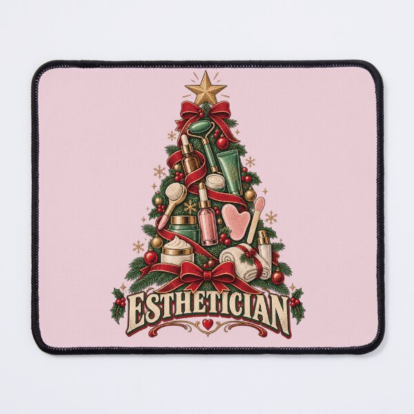 Item preview, Christmas Esthetician Gift Retro Skincare Christmas Tree designed and sold by Corvoria.