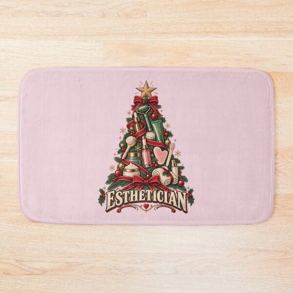 Item preview, Christmas Esthetician Gift Retro Skincare Christmas Tree designed and sold by Corvoria.