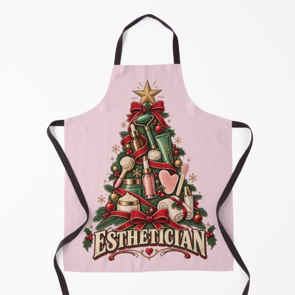 Item preview, Christmas Esthetician Gift Retro Skincare Christmas Tree designed and sold by Corvoria.