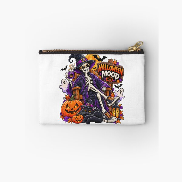 Item preview, Halloween Mood Skeleton Witch Drinking Coffee designed and sold by NoeValdric.