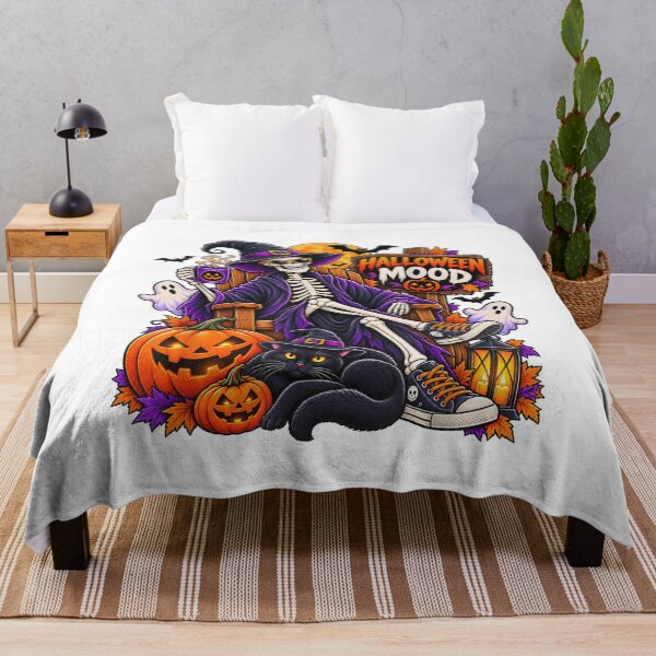 Item preview, Halloween Mood Skeleton Witch Drinking Coffee designed and sold by NoeValdric.
