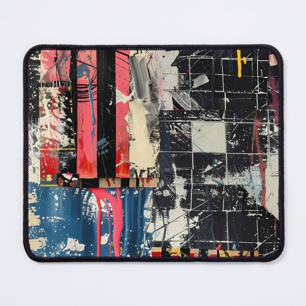 Item preview, Urban Chaos – Contemporary Abstract Mixed-Media Collage designed and sold by Artdavesalzburg.