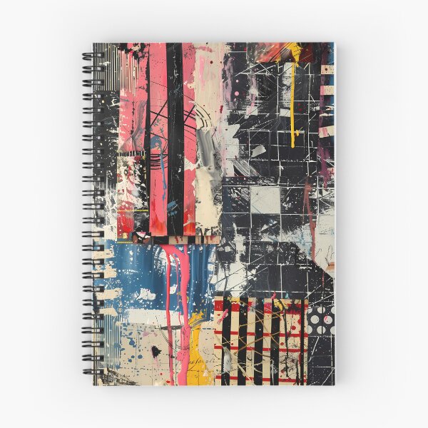 Item preview, Urban Chaos – Contemporary Abstract Mixed-Media Collage designed and sold by Artdavesalzburg.