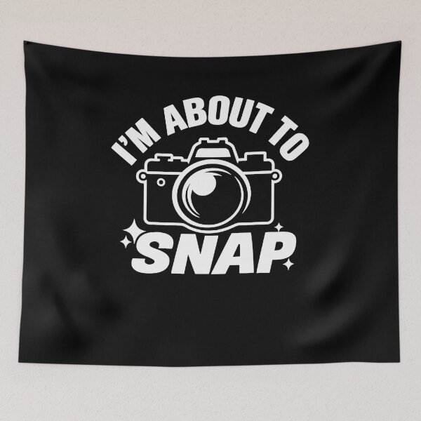 Item preview, I'm About To Snap Funny Photographer Minimalist Camera designed and sold by LASTIQUE-dd.