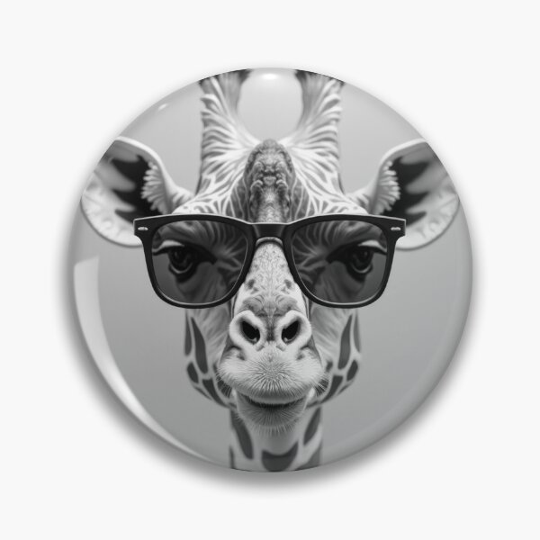 Item preview, Cool B&W Giraffe in Sunglasses 2 designed and sold by VFXguy.