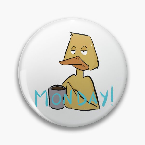 Item preview, Funny Tired Duck Coffee Monday Mood designed and sold by AllyMbrown.