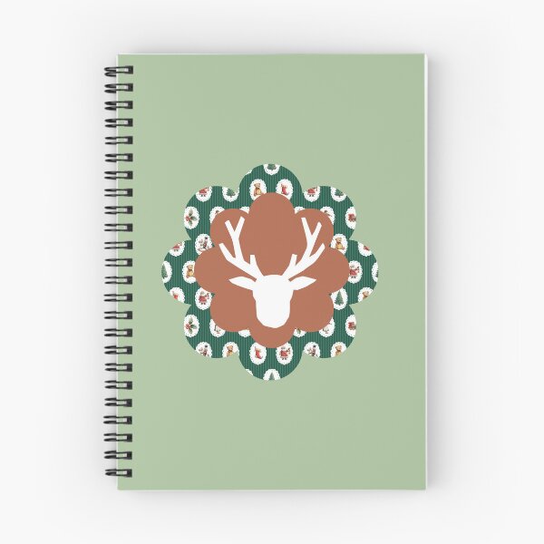 Item preview, Rustic Reindeer Silhouette with Pink Plaid Pattern Holiday Decor Art designed and sold by Liberarteprint.