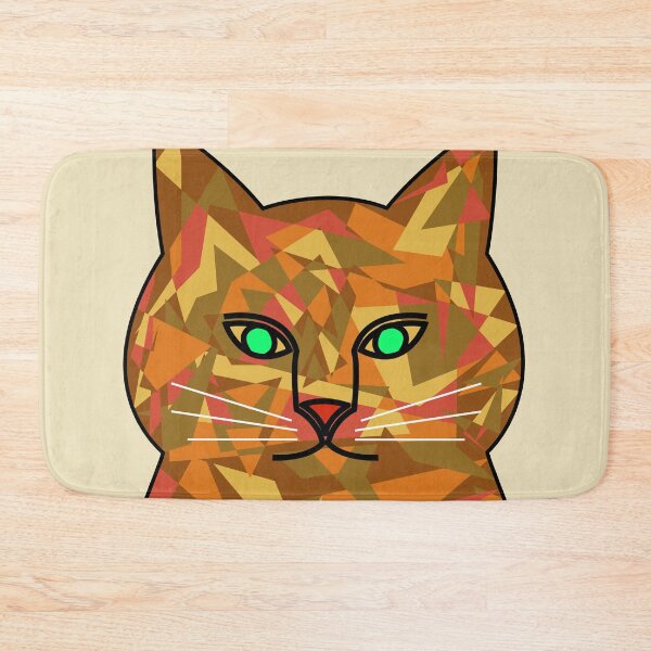 Item preview, Camouflage cat head (beige background) designed and sold by yuretzius.