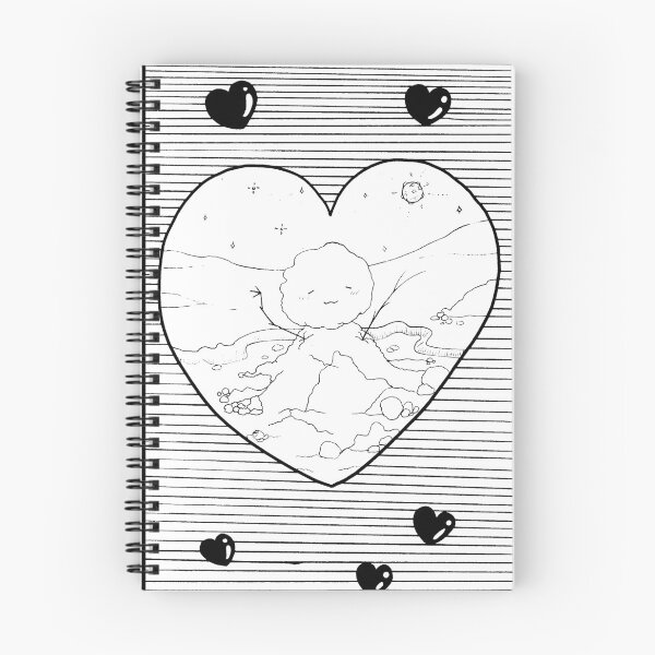 Item preview, Heart-Framed Snowman Ink Illustration designed and sold by xDannyShermanx.
