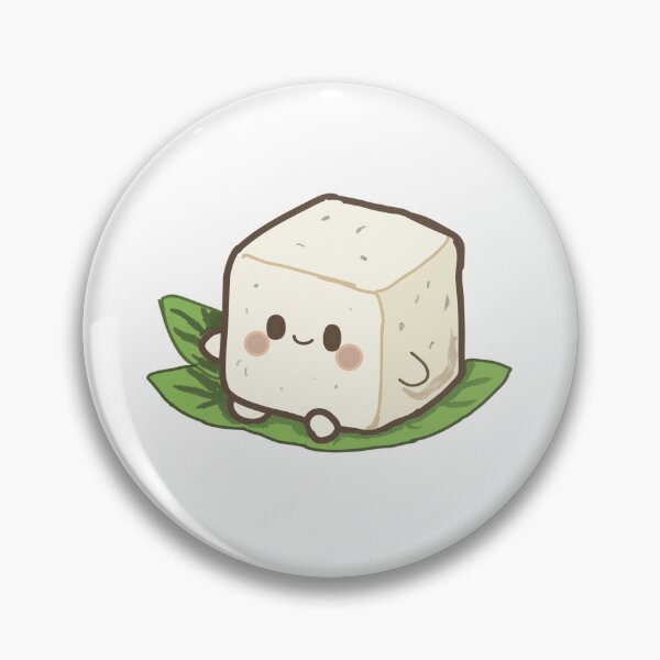 Item preview, Cute Kawaii Tofu Cute Tofu Cube designed and sold by Selvara-Nuit.