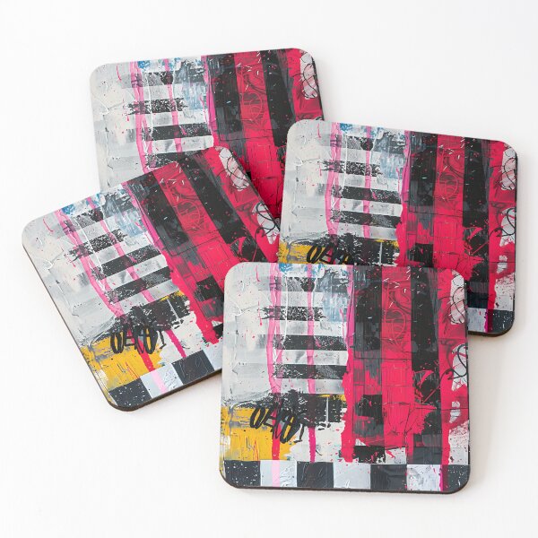 Item preview, Big city energy: Stripes & grids in a riot of color designed and sold by Artdavesalzburg.