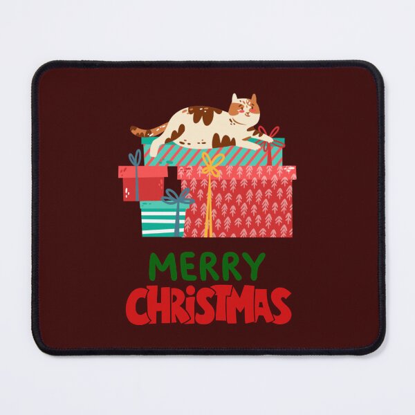 Item preview, Cute Persian Cat Merry Christmas Holiday Art designed and sold by stormk10.