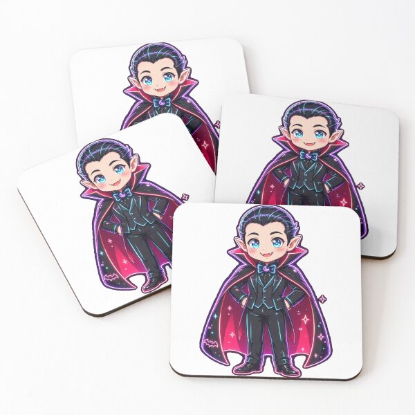 Item preview, Dracula Neon Glow Sticker - Halloween designed and sold by Lesley D.