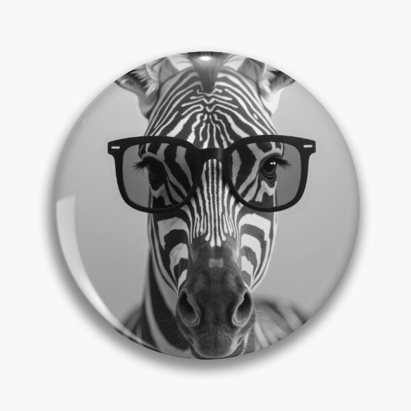 Item preview, Cool B&W Zebra in Sunglasses - Front designed and sold by VFXguy.