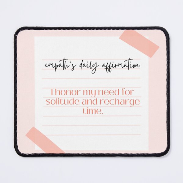 Item preview, Affirmation - solitude designed and sold by GenuineEmpath.com.