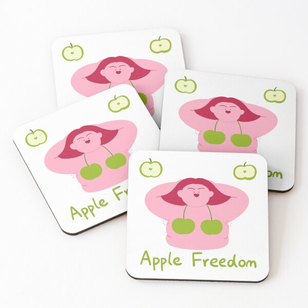 Item preview, Apple Freedom Cute Fruit Pun Body Positive designed and sold by spacecodot.