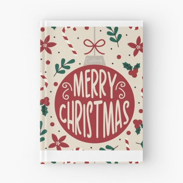 Item preview, ​Merry Christmas Red Ornament Typography Illustration designed and sold by crystalar95.