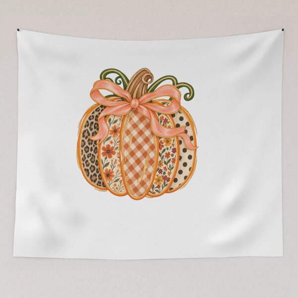 Item preview, Preppy Pumpkin Patchwork Pumpkin Fall Coquette Shirt designed and sold by LASTIQUE-dd.
