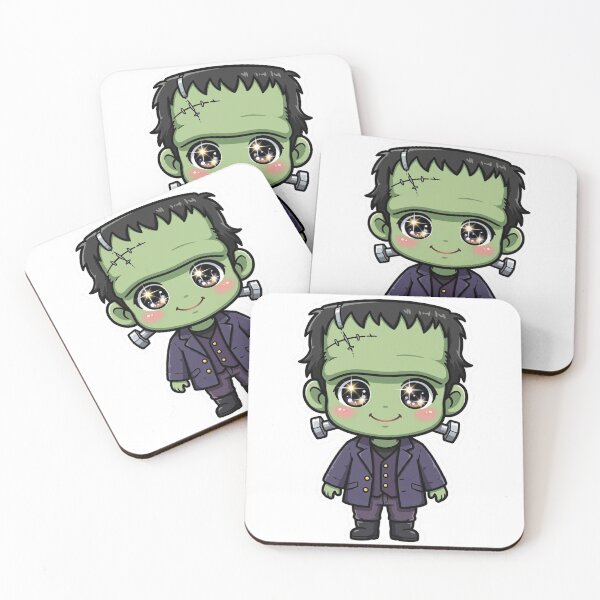 Item preview, Frankenstein Classic Anime Chibi Sticker - Halloween designed and sold by Lesley D.