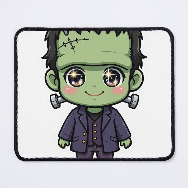 Item preview, Frankenstein Classic Anime Chibi Sticker - Halloween designed and sold by Lesley D.