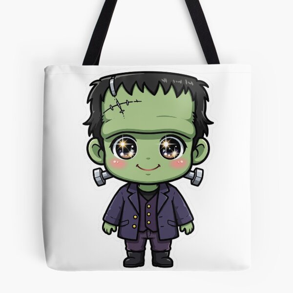 Item preview, Frankenstein Classic Anime Chibi Sticker - Halloween designed and sold by Lesley D.