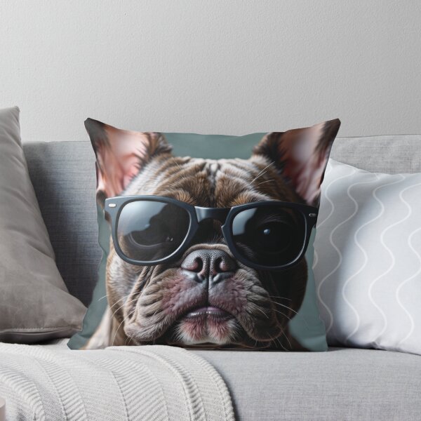 Item preview, Cool Chocolate French Bulldog in Sunglasses designed and sold by VFXguy.