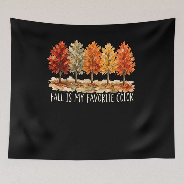 Item preview, Fall Is My Favorite Color Cozy Autumn Watercolor Trees designed and sold by LASTIQUE-dd.