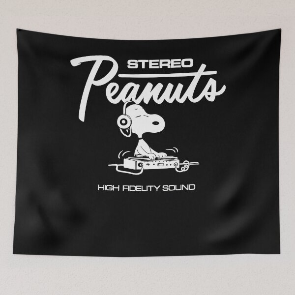 Item preview, Stereo Peanuts Snoopy DJing High Fidelity Sound designed and sold by LittleMamastore.