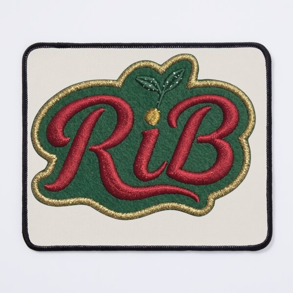 Item preview, Vintage Script RiB Forest Urban Biology Emblem designed and sold by Rib-Brand.