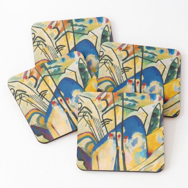Item preview, Kandinsky's Composition IV, a colorful abstraction designed and sold by Shoupay.
